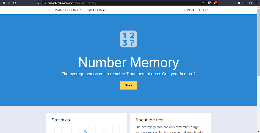 number memory test solver